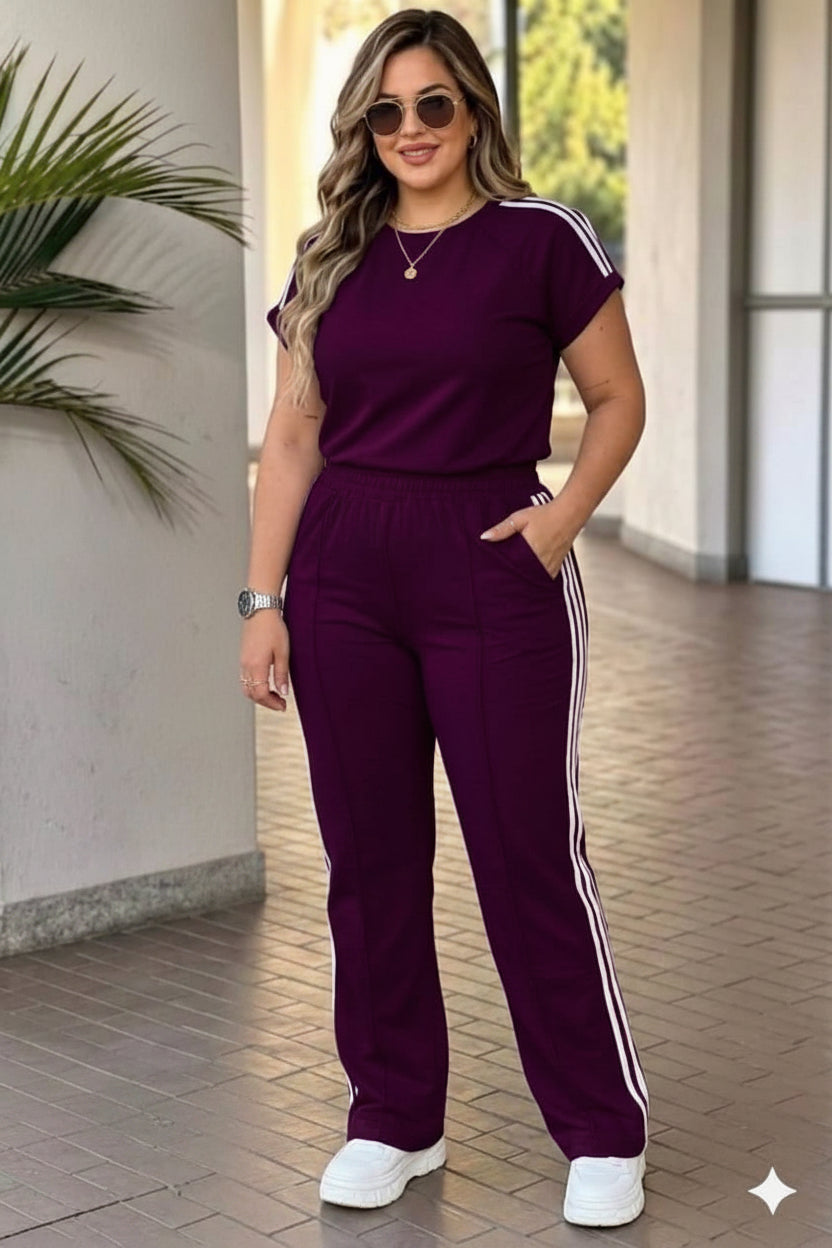 Conjunto Plus Size en Tela Burda Licrada Premium