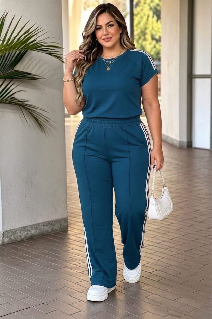 Conjunto Plus Size en Tela Burda Licrada Premium