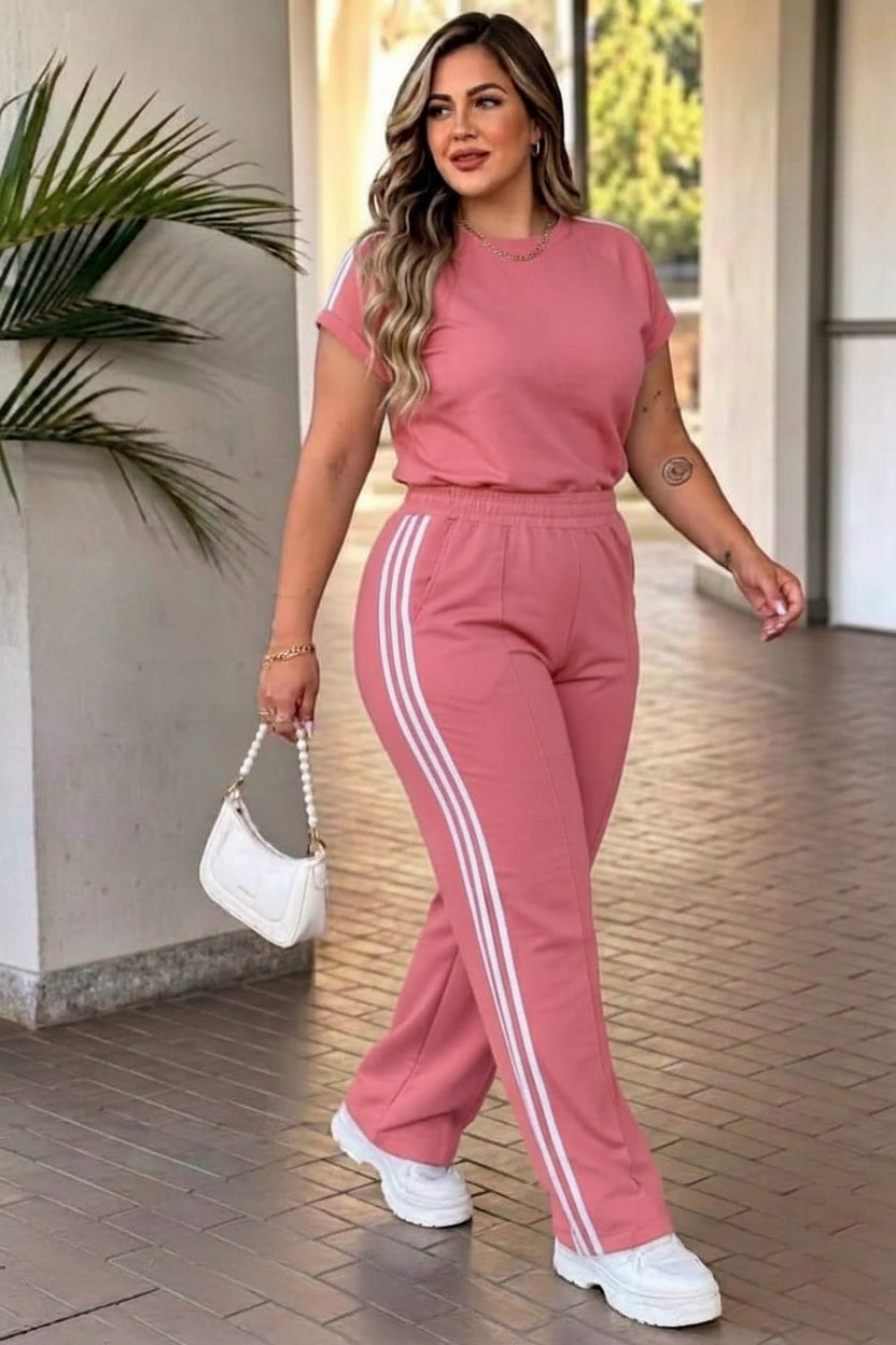 Conjunto Plus Size en Tela Burda Licrada Premium