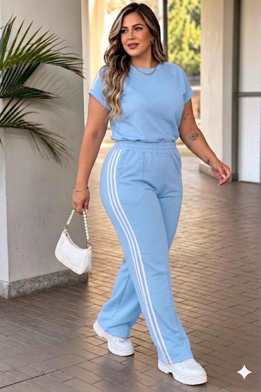 Conjunto Plus Size en Tela Burda Licrada Premium