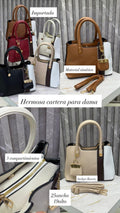 Cartera Importada Multicompartimiento