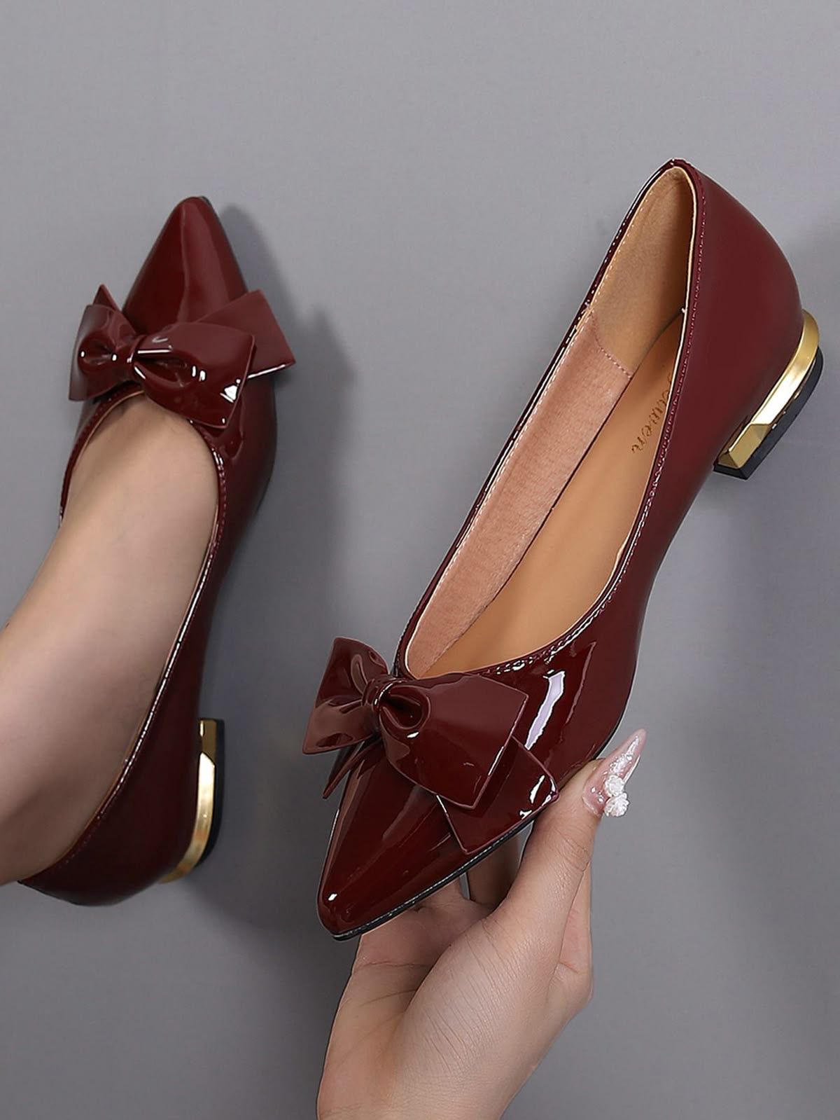 Zapatilla Baleta con Lazo