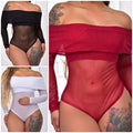 Body Transparente en Polilicra y Mallatex